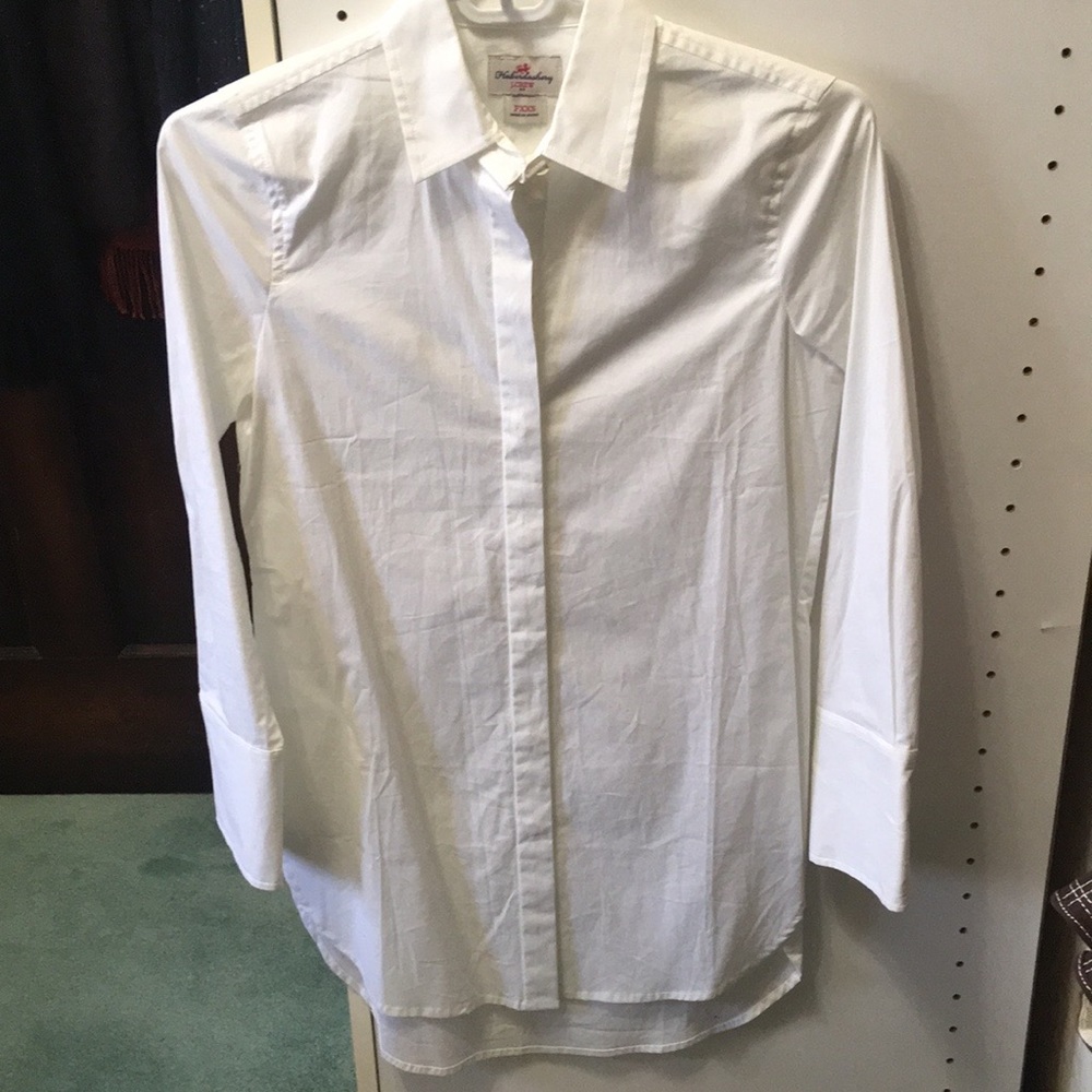 J. Crew Haberdashery Petite White Shirt